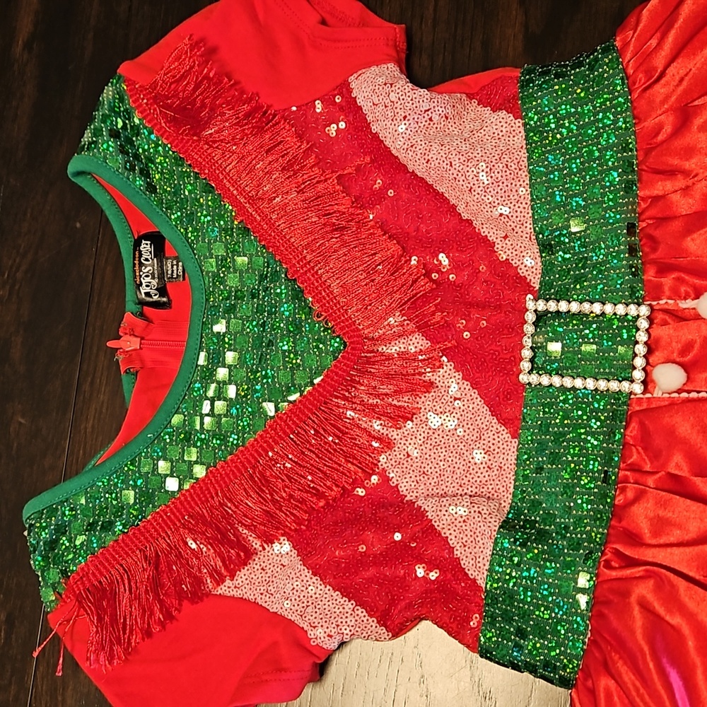 Girls Jojo Siwa Holiday Elf Dress M(7/8)